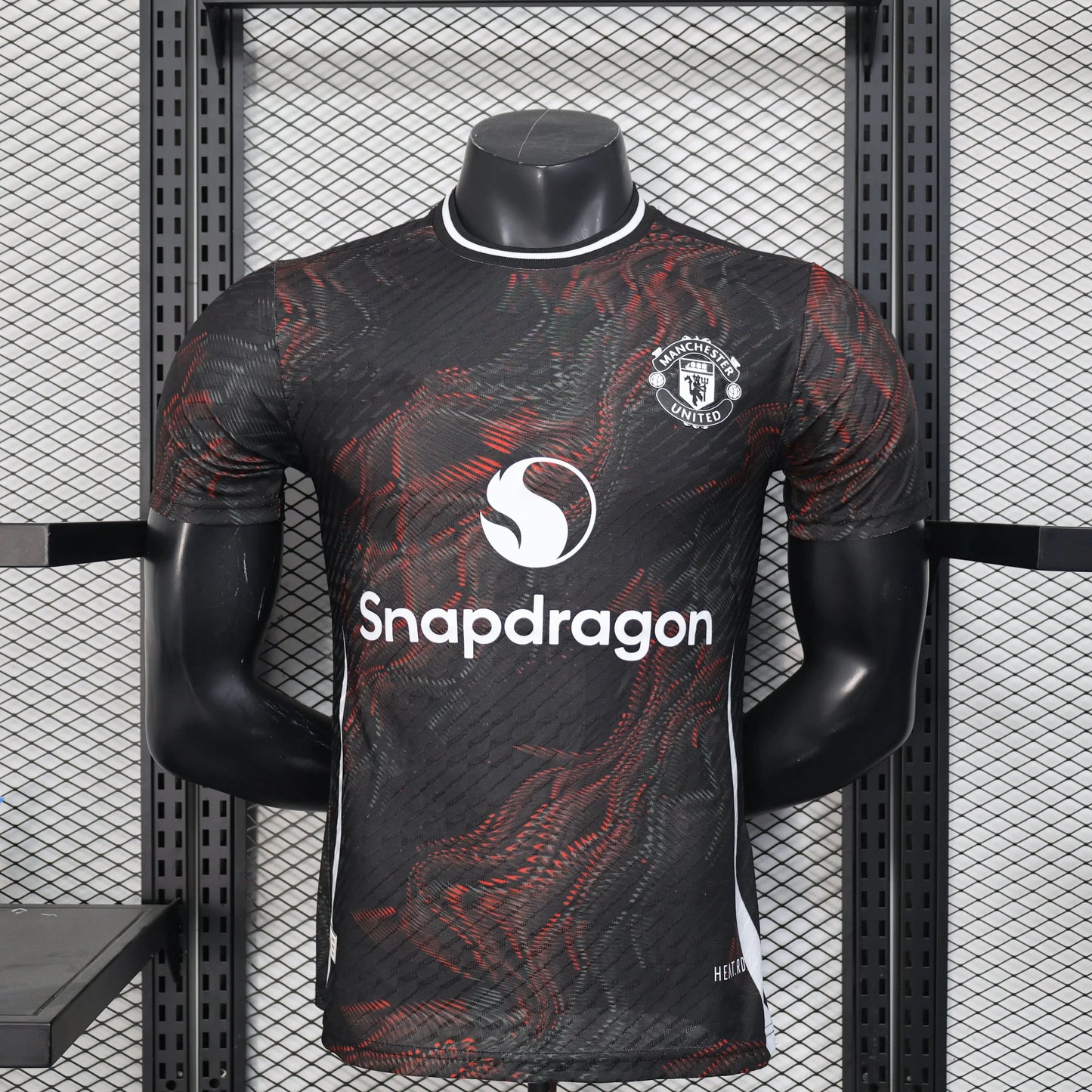 2025-26 Manchester United Black Player Size S-2XL asasshop