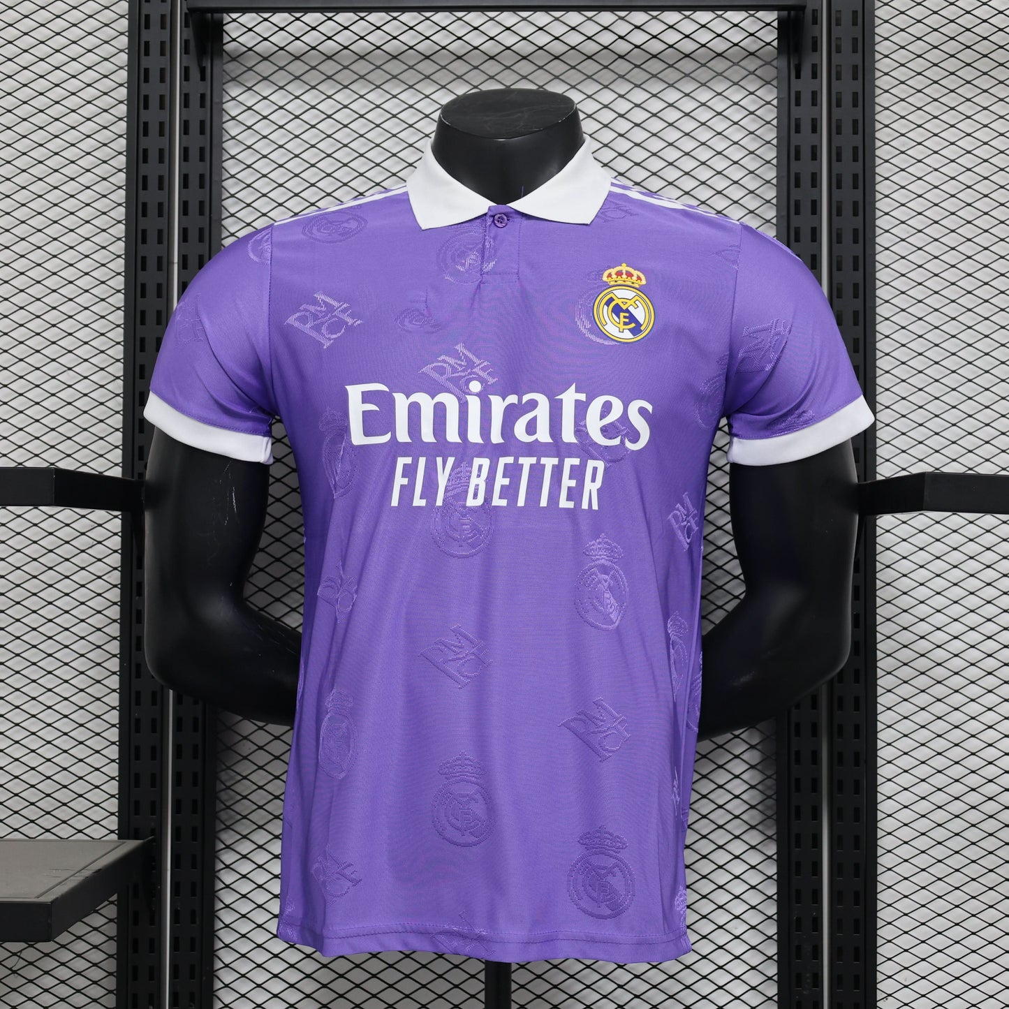 2025-26 Real Madrid Special Polo Purple Player S-2XL asasshop