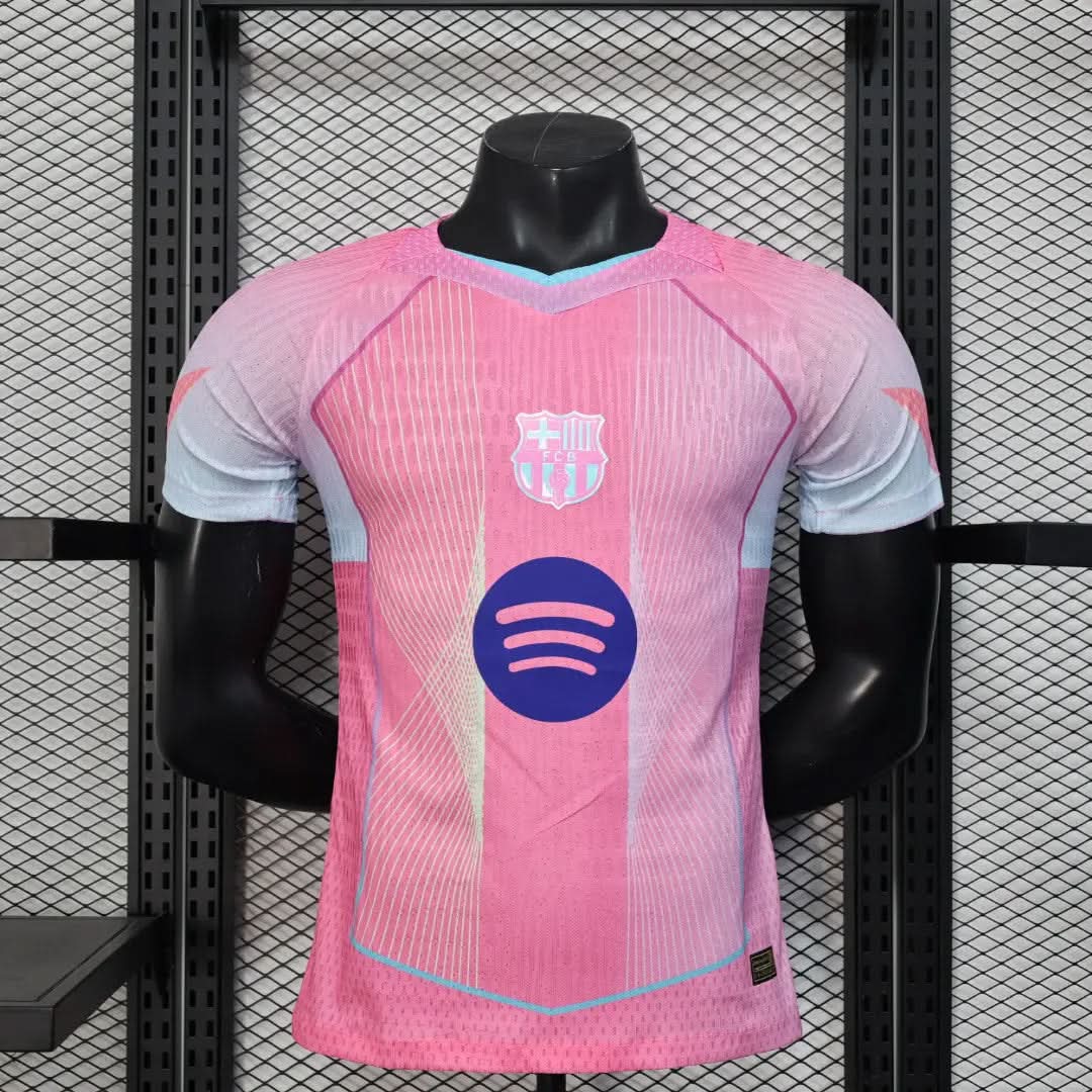 2025-26 Barcelona Special Pink Player S-2XL asasshop