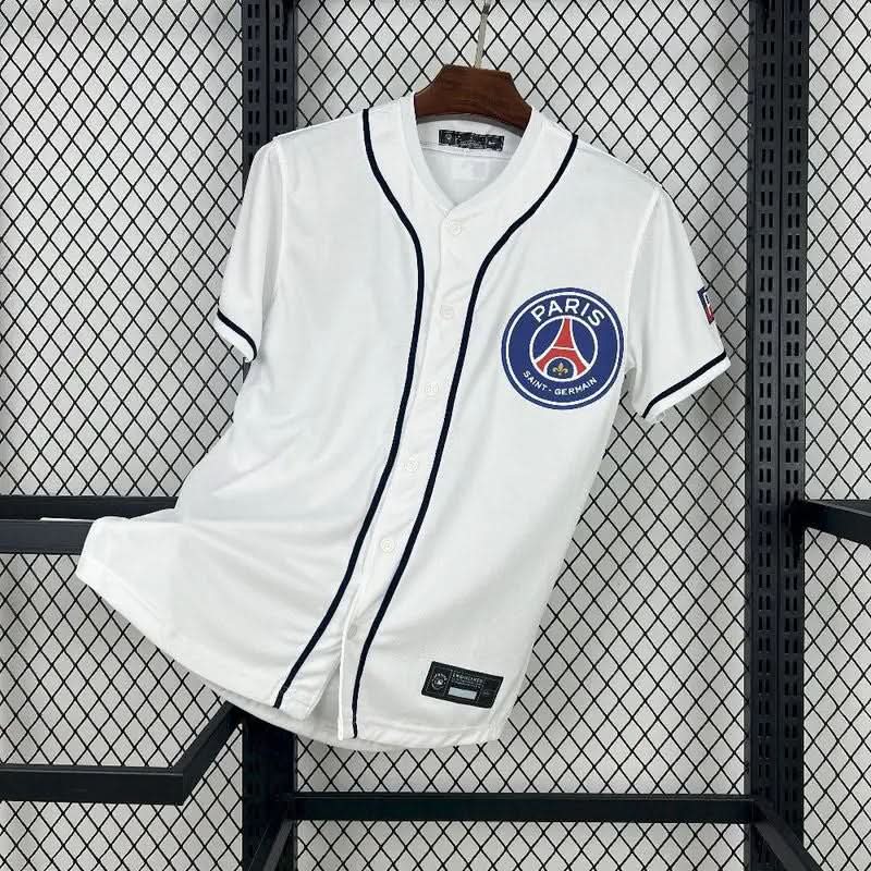 2025-26 Paris Baseball uniform White S-2XL asasshop