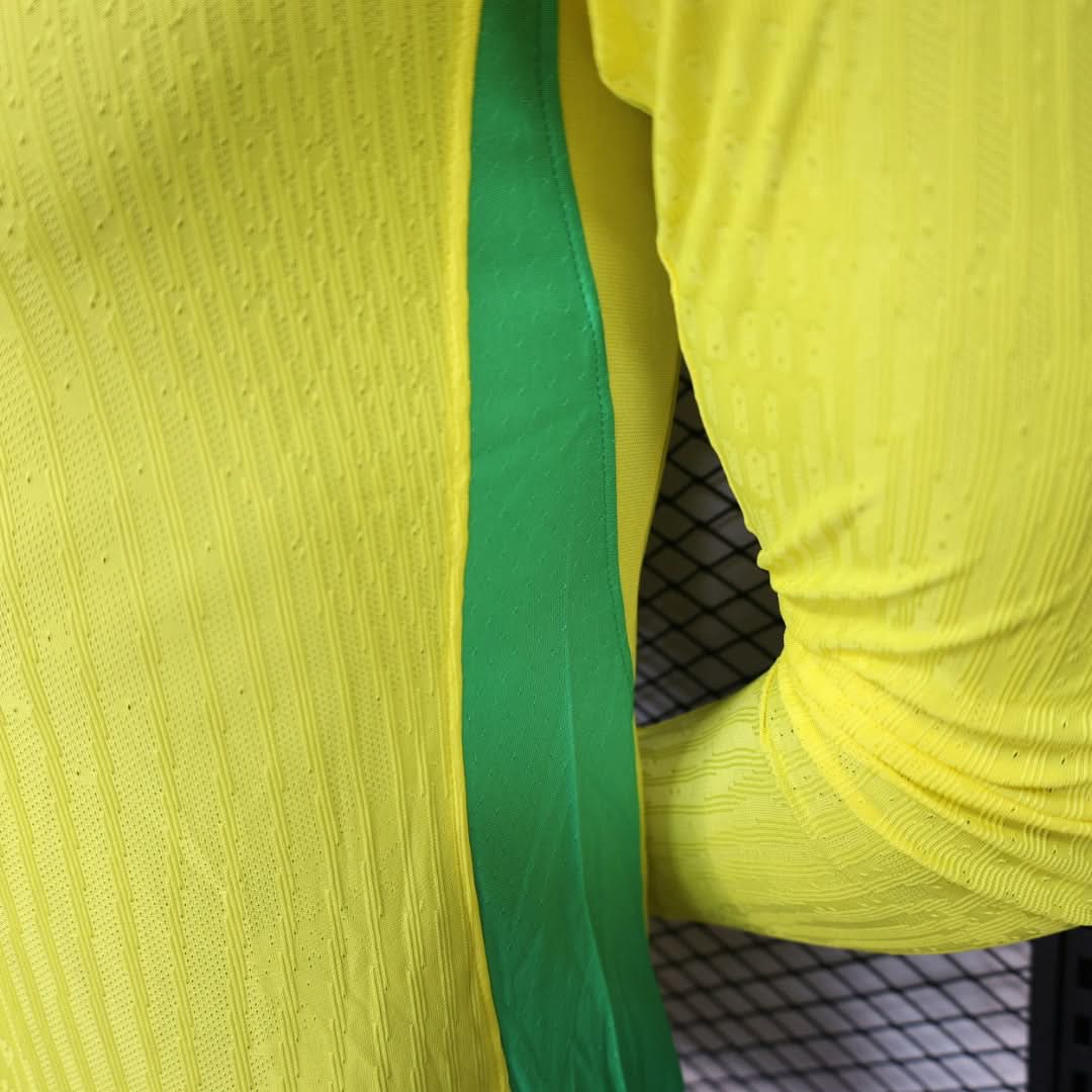 2025-26 Brazil Home Long Sleeves S-2XL asasshop