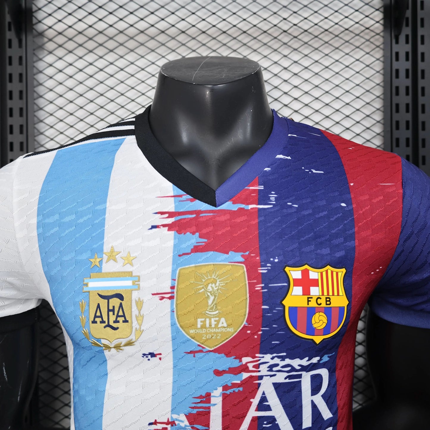 2025-26 Argentina-Barcelona 10 Messi Player Size S-2XL asasshop