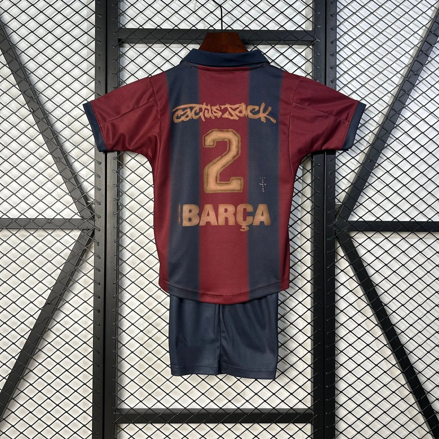2025-26 Barcelona Camp Nou With Name (2 Cactus Jack) KIDS 16-28 asasshop