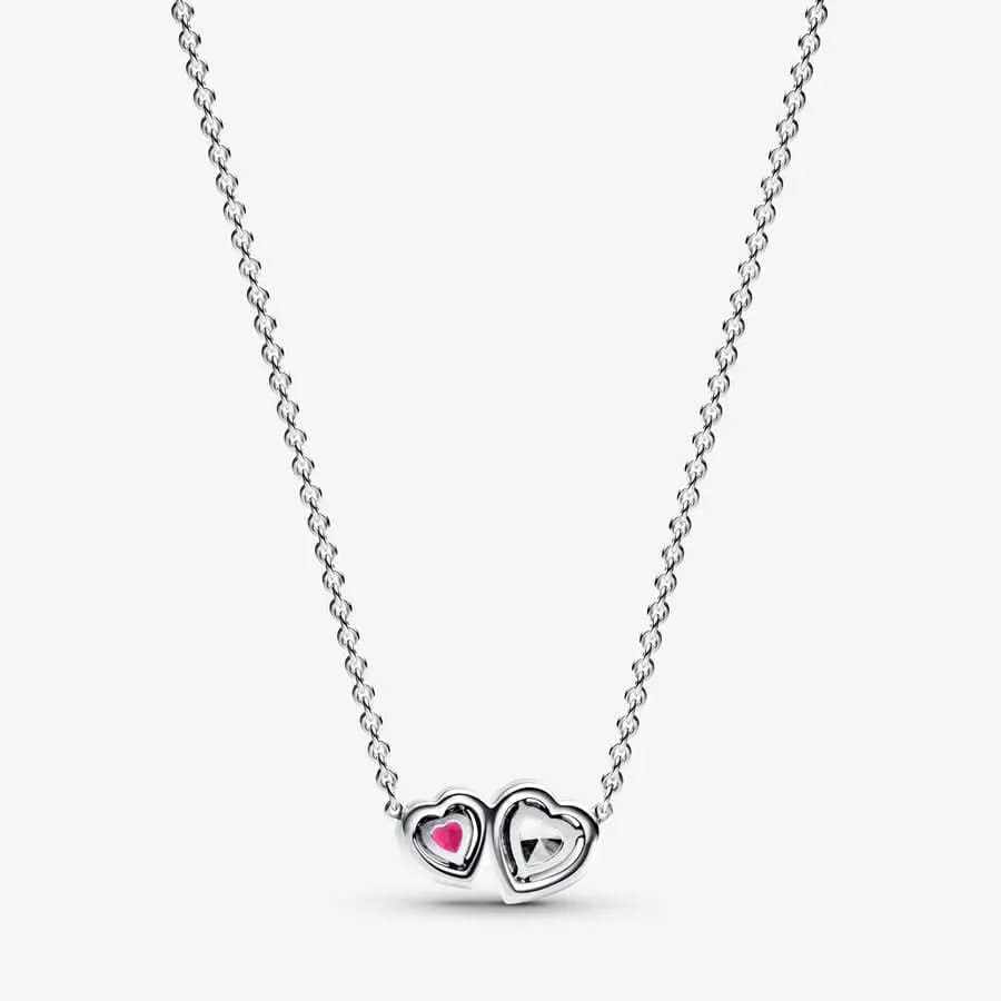Halo Hearts Pendant Necklace asasshop