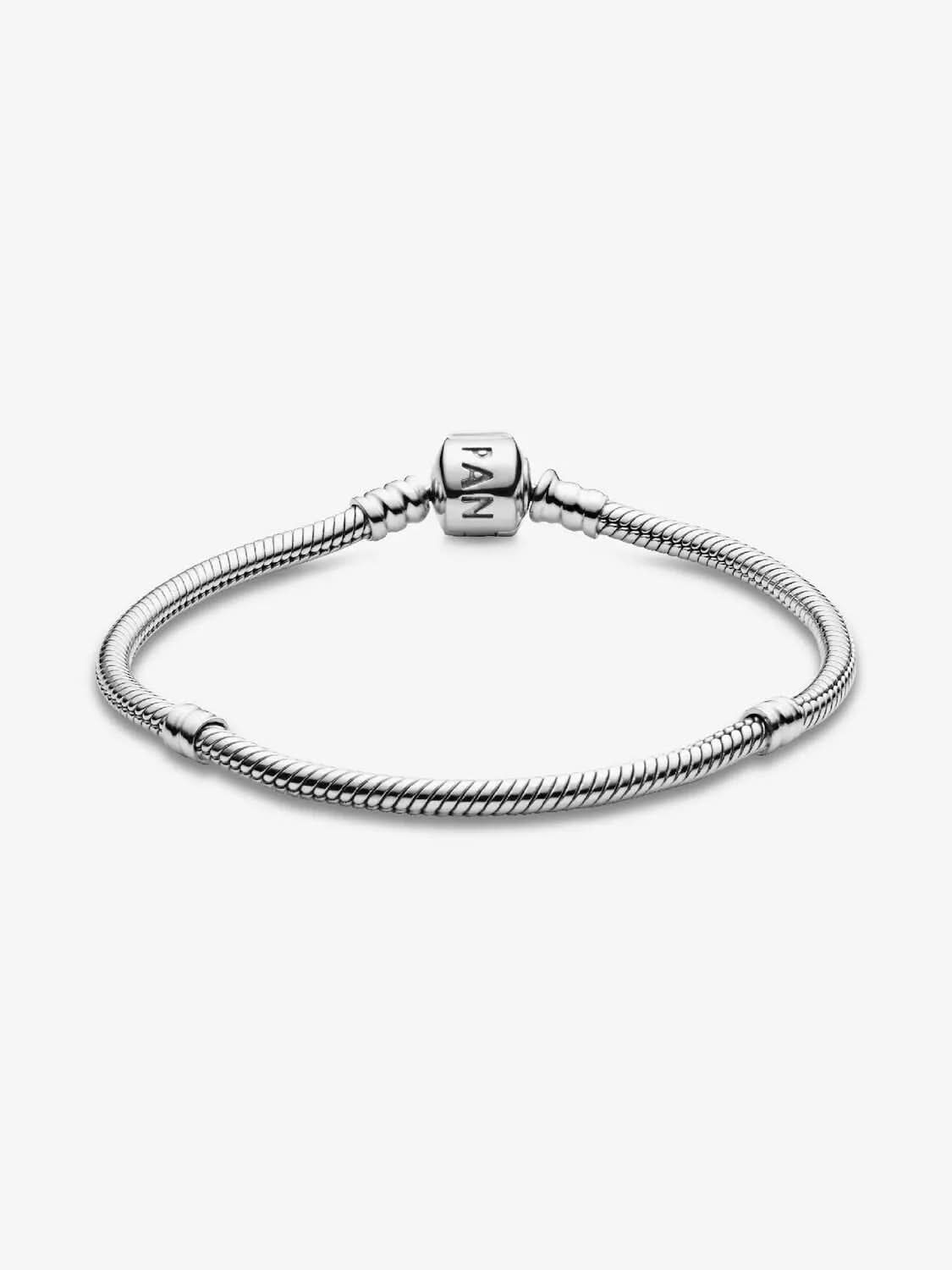 Barrel Clasp Snake Chain Bracelet Sterling silver asasshop