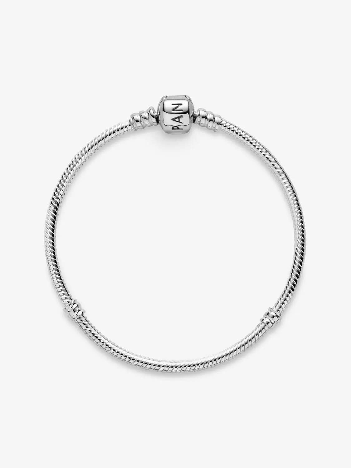 Barrel Clasp Snake Chain Bracelet Sterling silver asasshop
