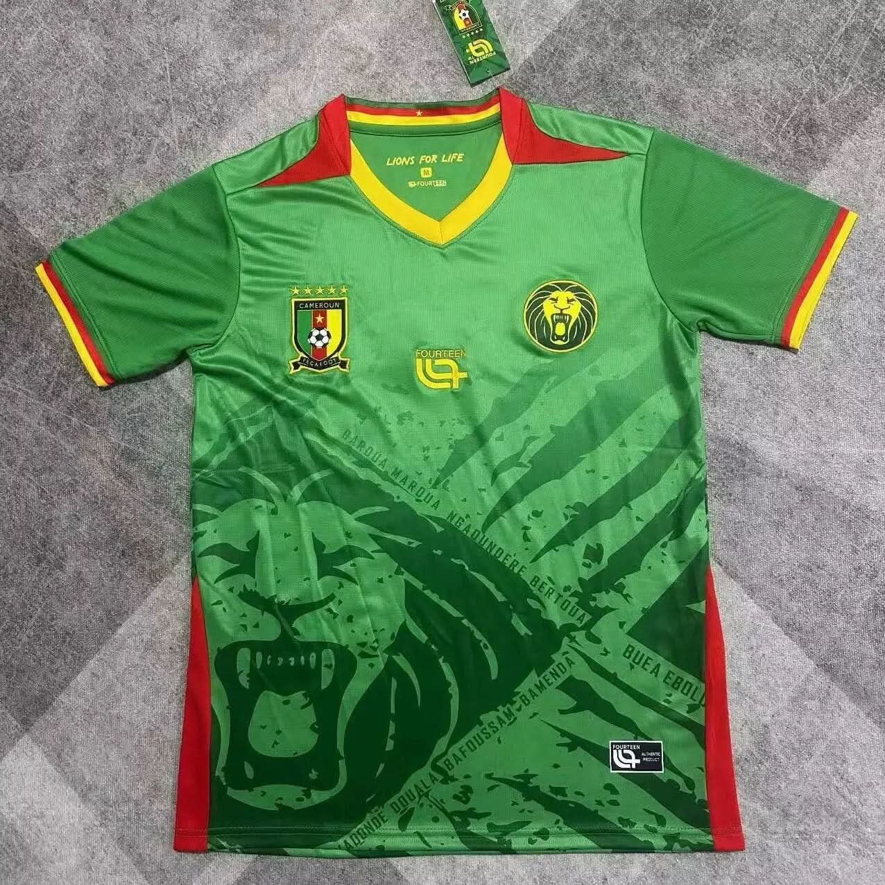 2025-26 Cameroon Green S-2XL asasshop