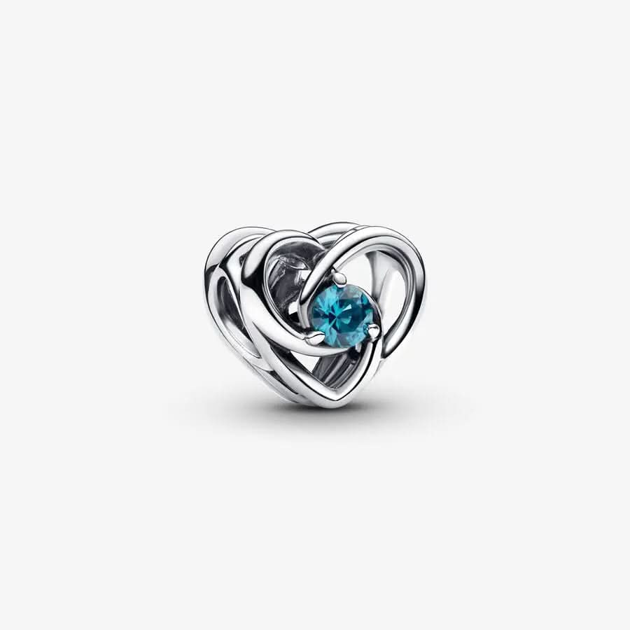 Entwined Heart & Stones Charm asasshop