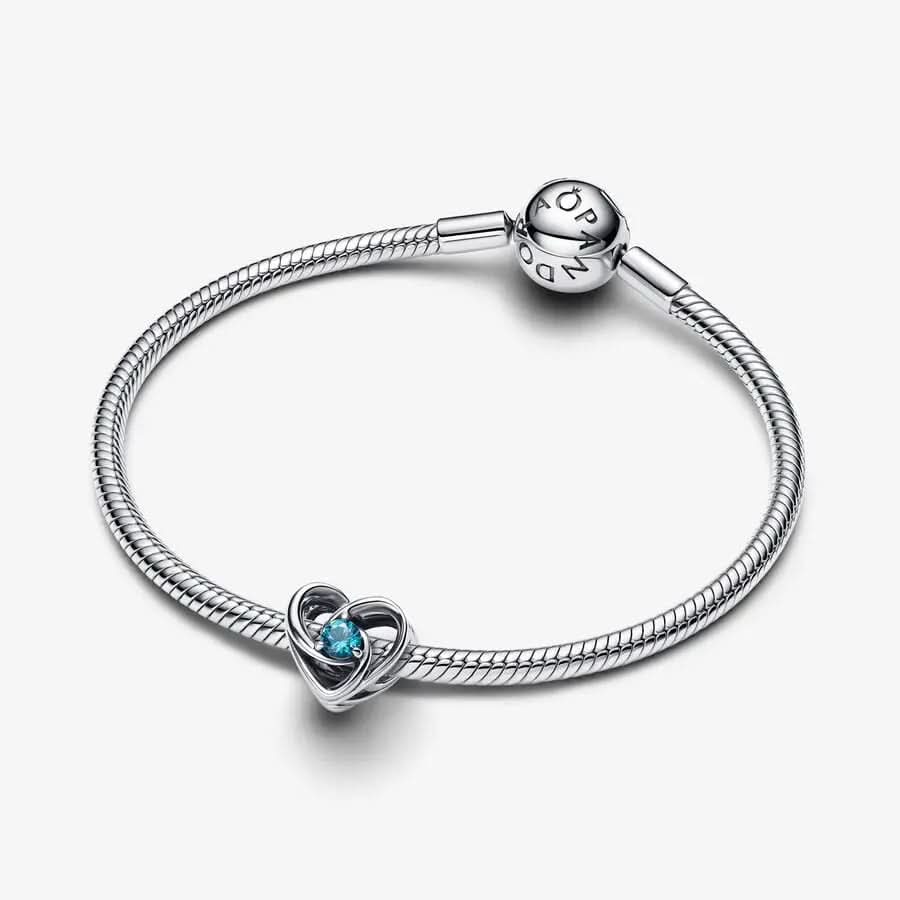 Entwined Heart & Stones Charm asasshop