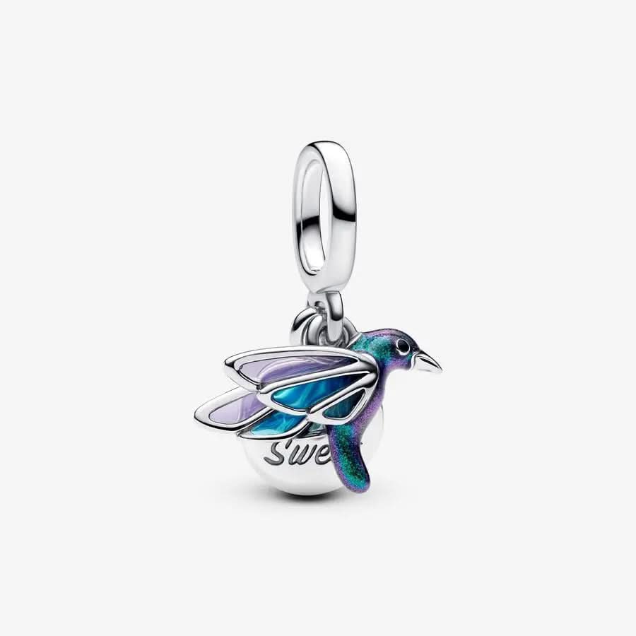 Dragonfly Double Dangle Charm asasshop
