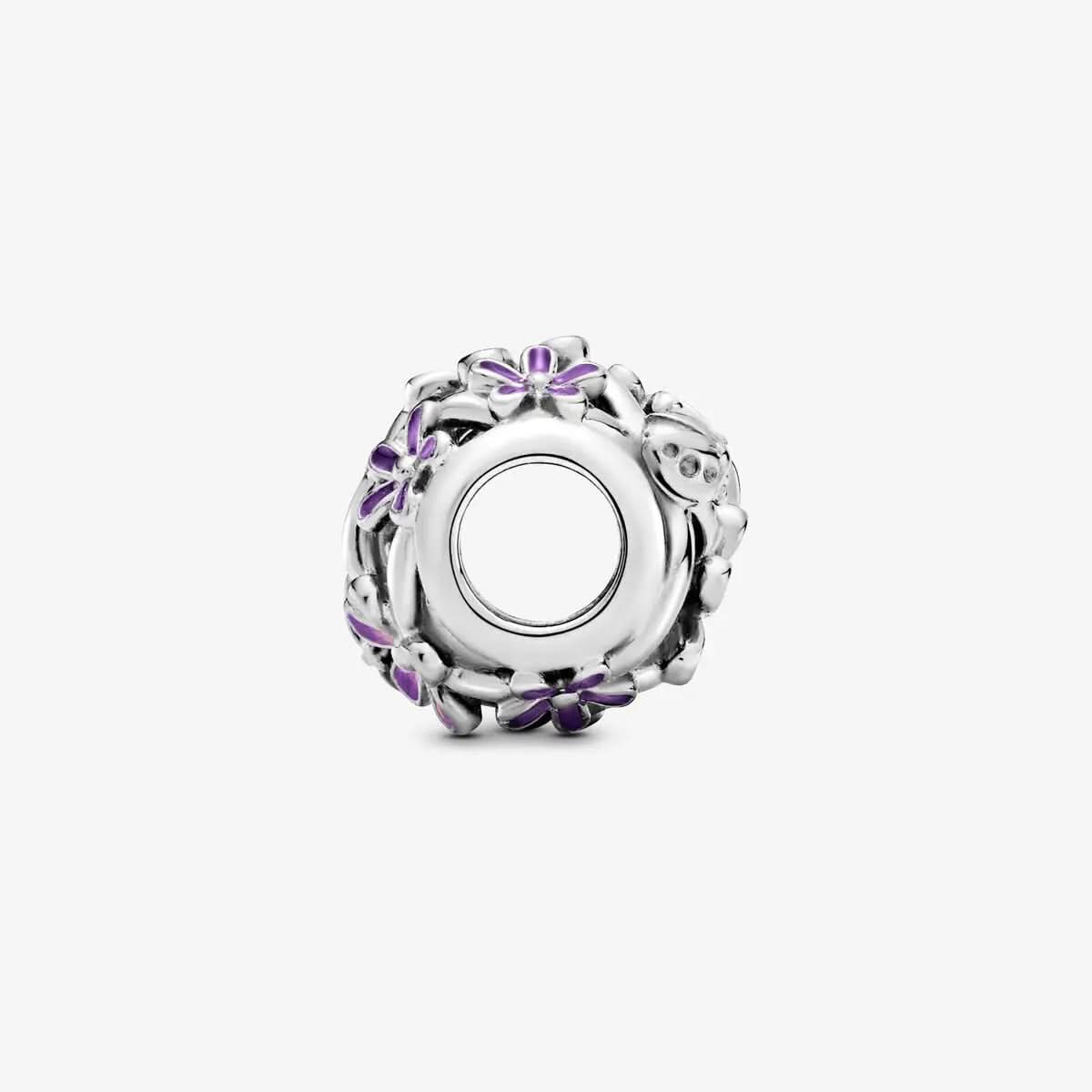 Openwork Purple Daisy Charm asasshop