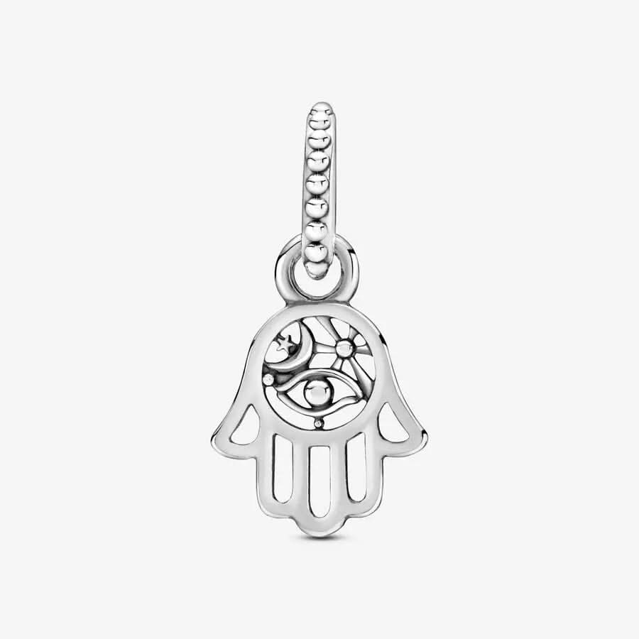 Protective Hamsa Hand Dangle Charm asasshop