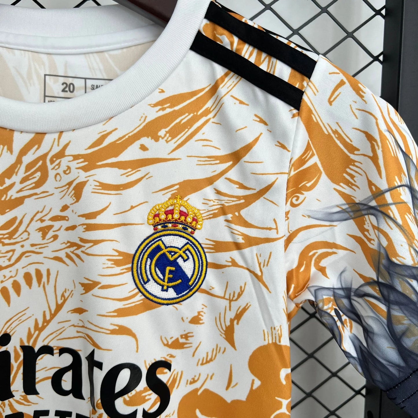 2025-26 Real Madrid Black-Yellow Dragon KIDS 16-28 asasshop
