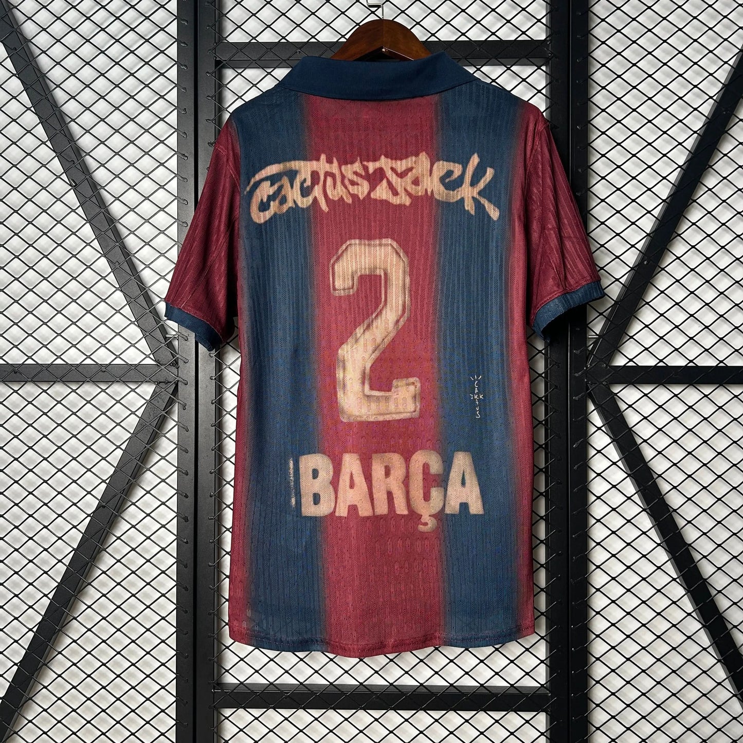 2025-26 Barcelona Camp Nou Customized with Name (2 Cactus Jack) S-2XL asasshop