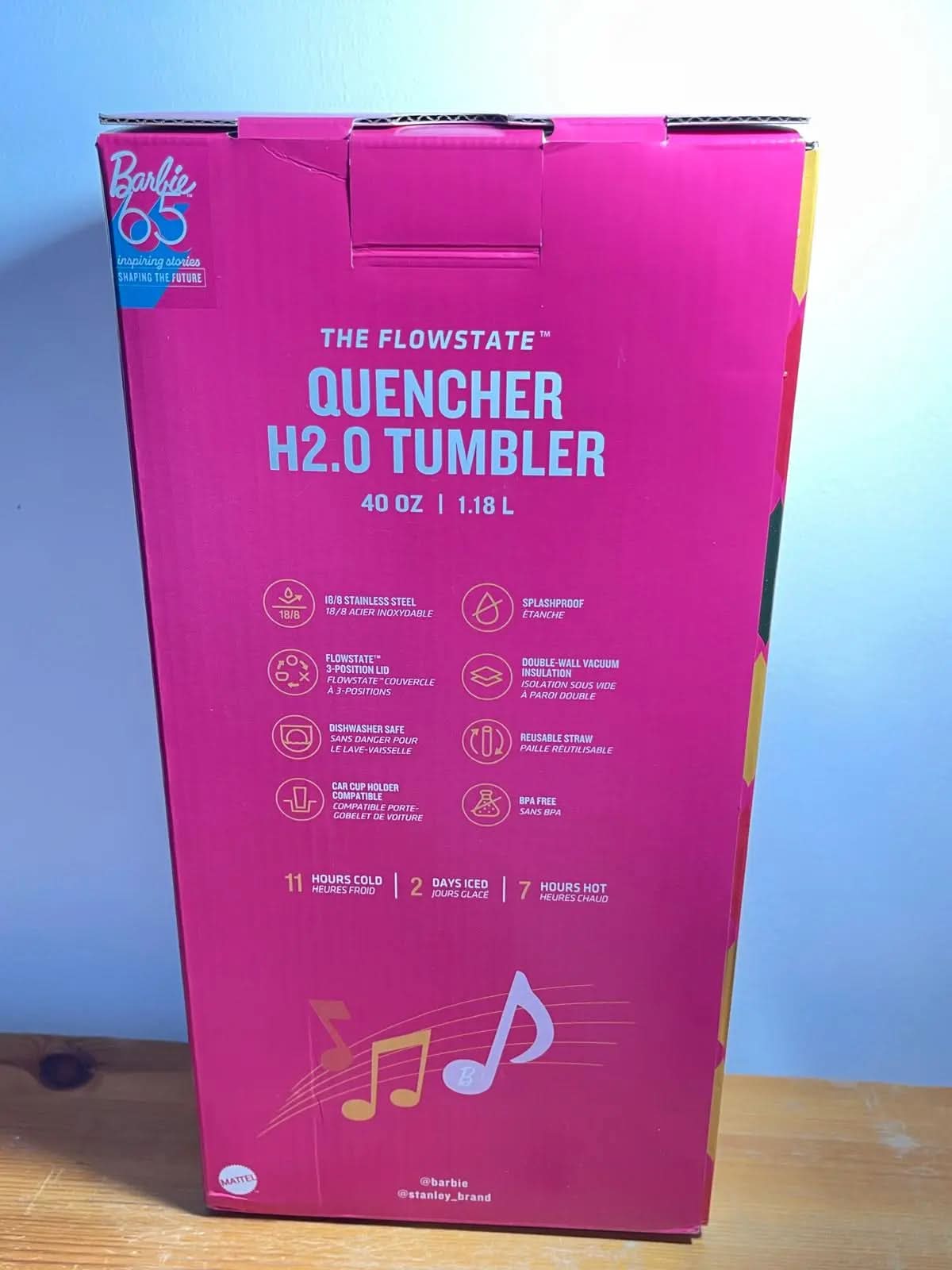 Stanley Barbie 40 oz h2.0 quencher asasshop
