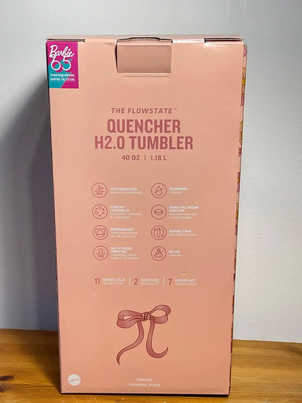 Stanley Barbie 40 oz h2.0 quencher asasshop