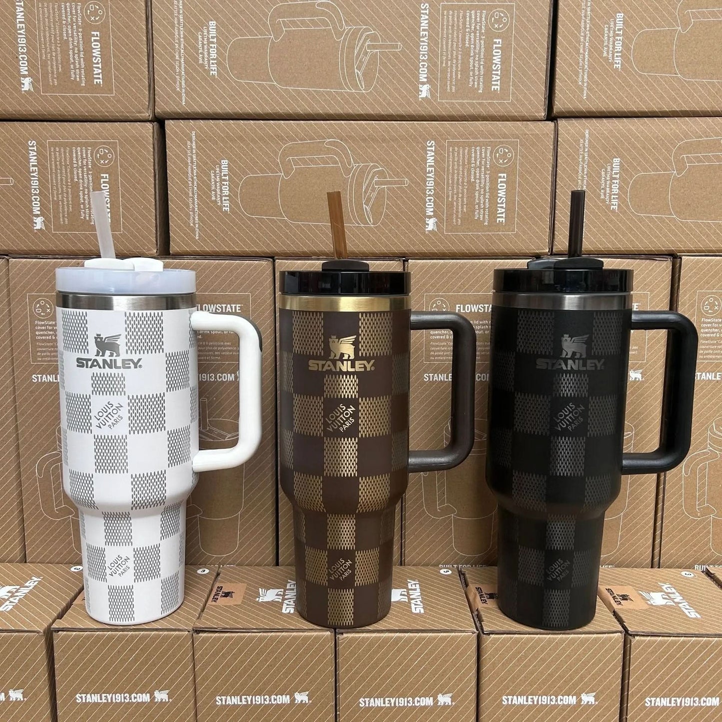 Stanley lv 40 oz Holographic Thermal Cup – Shine, Style, and Comfort in Every Sip asasshop