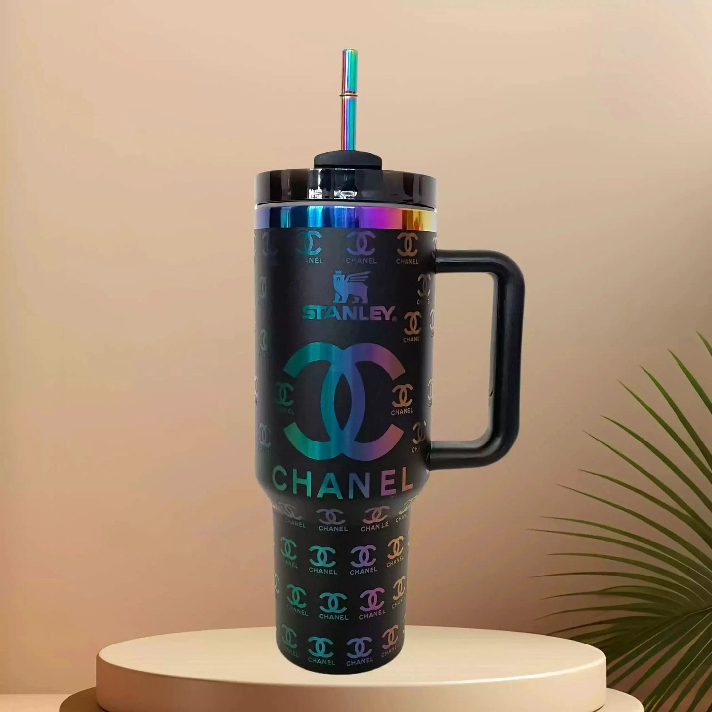 -Designer Holographic 40 OZ Insulated Car Cup – Limited Edition asasshop