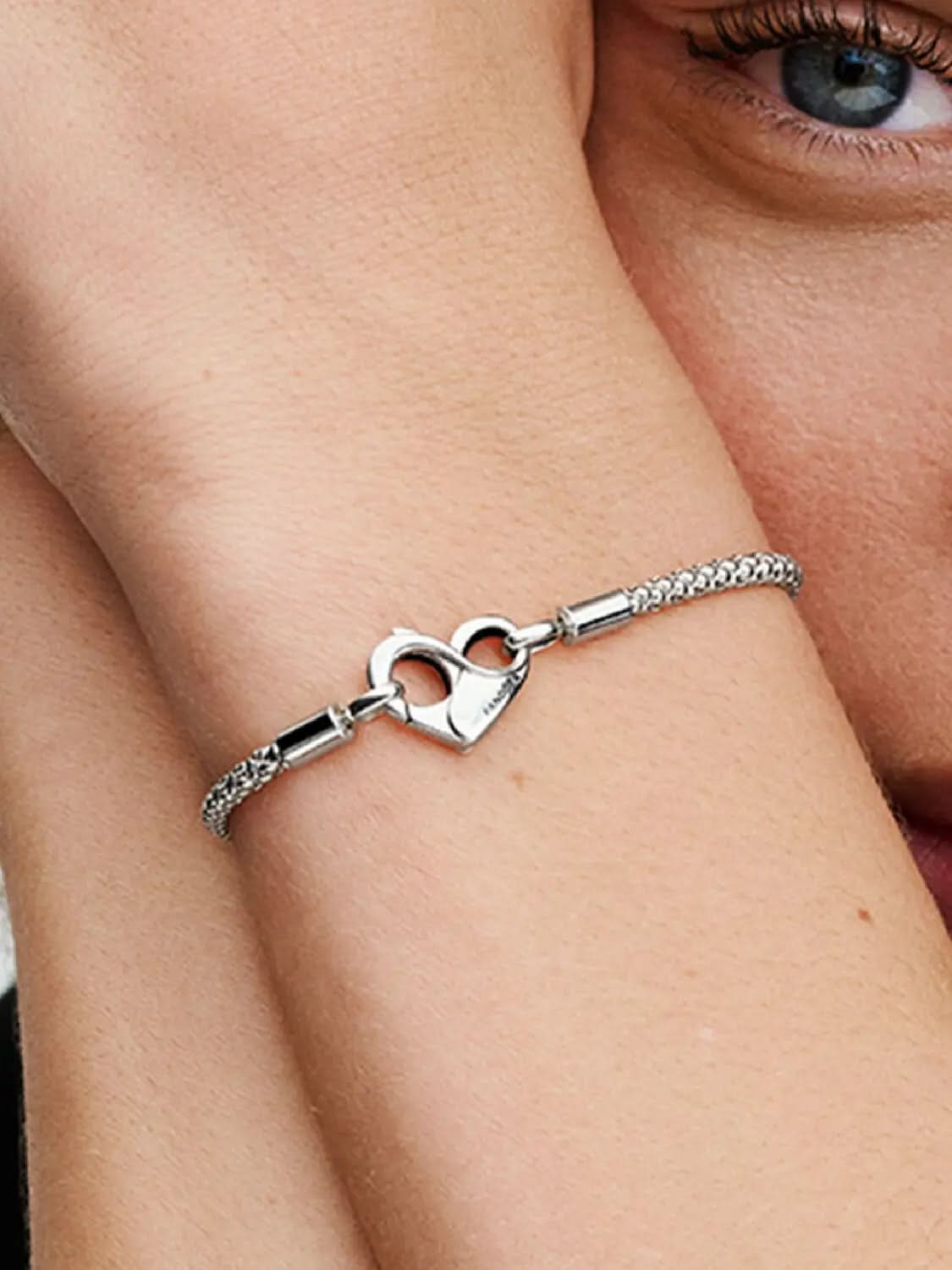 Studded Chain Bracelet Sterling silver asasshop
