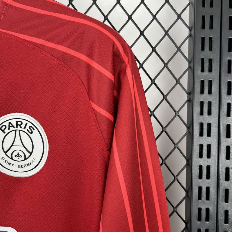 2025-26 Paris Long Sleeve Goleiro Red S-2XL asasshop
