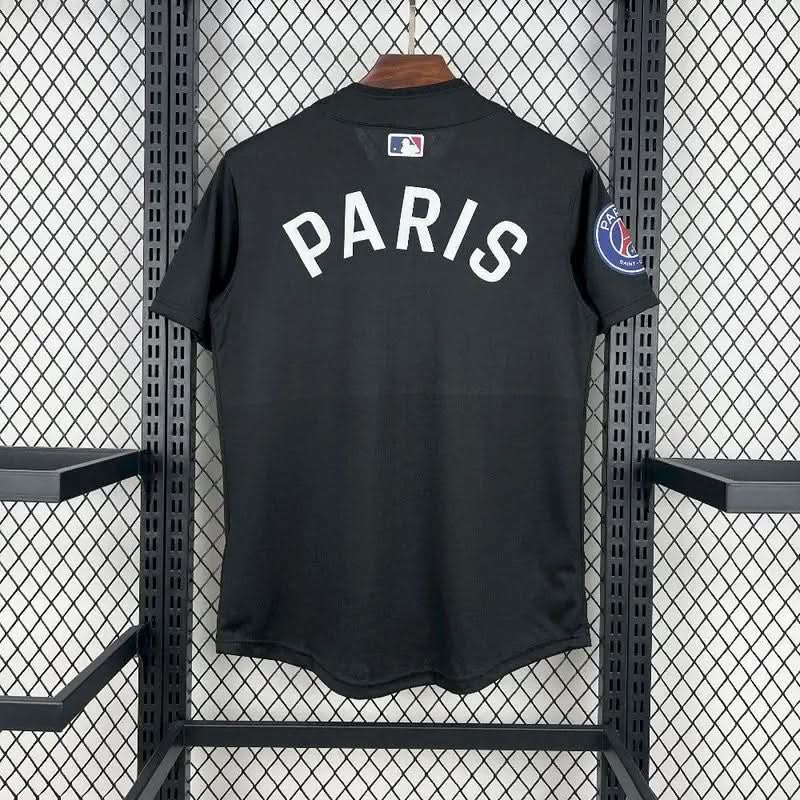 2025-26 Paris Baseball uniform Black S-2XL asasshop