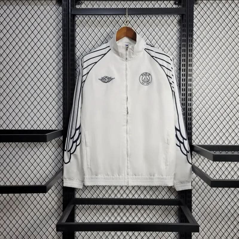 2025-26 Paris White Windbreaker S-2XL asasshop