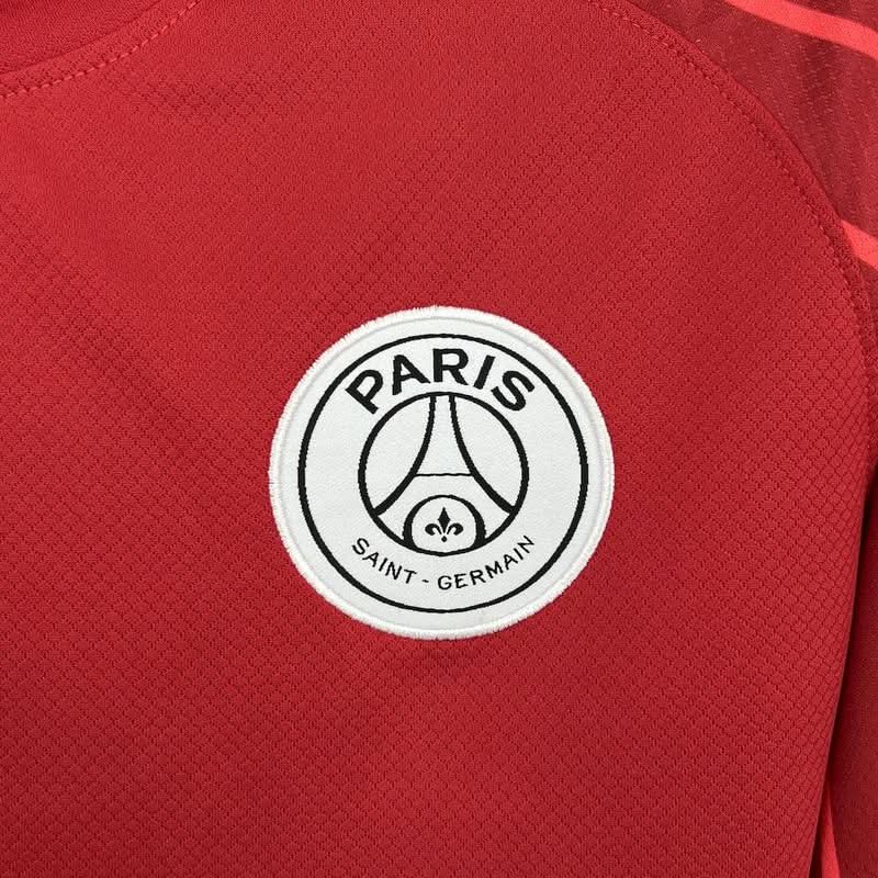 2025-26 Paris Long Sleeve Goleiro Red S-2XL asasshop