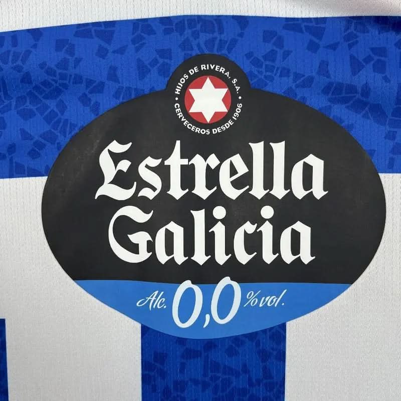 2025-26 Deportivo La Coruna Home S-4XL asasshop