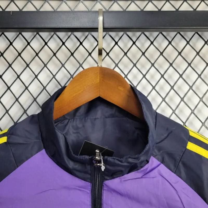 2025-26 Real Madrid Blue-Purple Windbreaker S-2XL asasshop