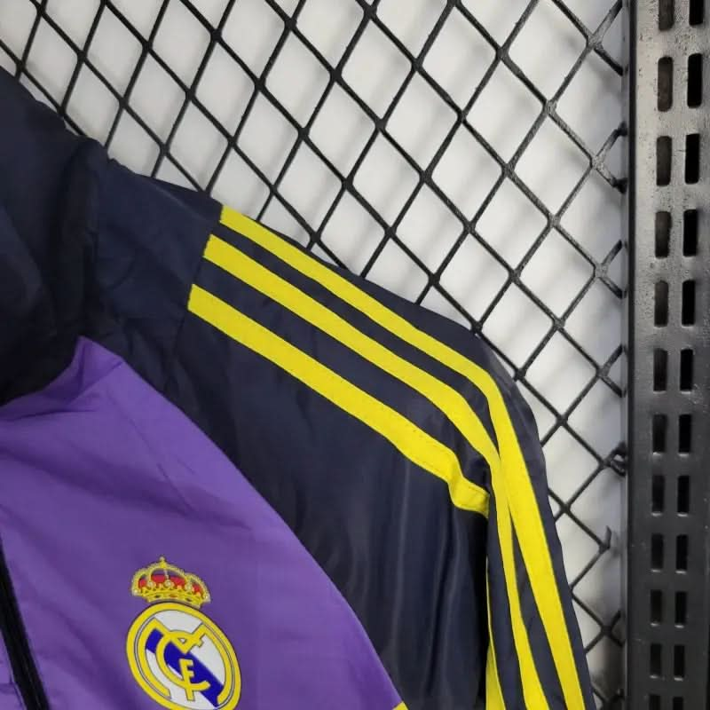 2025-26 Real Madrid Blue-Purple Windbreaker S-2XL asasshop