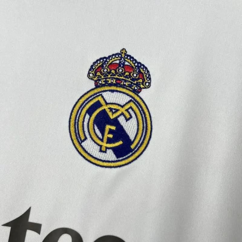 2025-26 Real Madrid Home Long Sleeve S-2XL asasshop