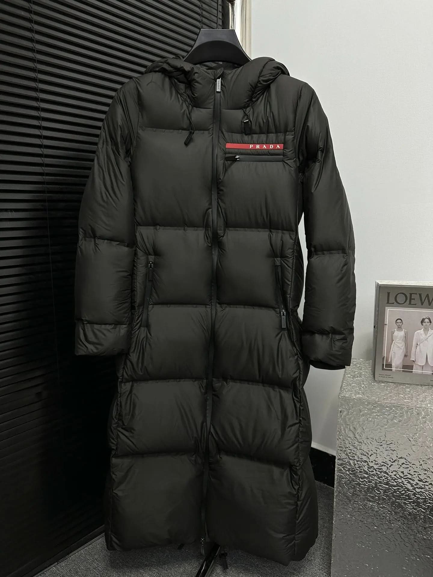 Oversized technical Re-Nylon down coat asasshop