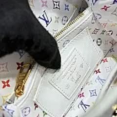 X TM Capucines Mini Handbag White Multicolor Chip Exclusive asasshop