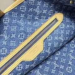 Neverfull Medium Handbag M13192 Blue Denim Chip Exclusive Duty-Free Channel asasshop