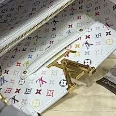 X TM Capucines BB Handbag White Multicolor Chip Exclusive asasshop
