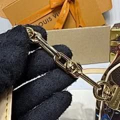 X TM Speedy Bandoulière 20 Handbag Monogram Silk Print Chip Exclusive asasshop