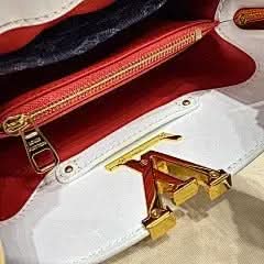 X TM CAPUCINES MINI Bag M13251 White Cherry Chips 🍒 Exclusive Duty-Free Channel asasshop