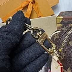 X TM Speedy Bandoulière 20 Handbag Monogram Silk Print Chip Exclusive asasshop