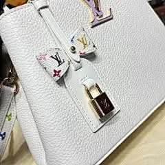 X TM Capucines BB Handbag White Multicolor Chip Exclusive asasshop