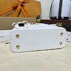 X TM Capucines Mini Handbag White Multicolor Chip Exclusive asasshop