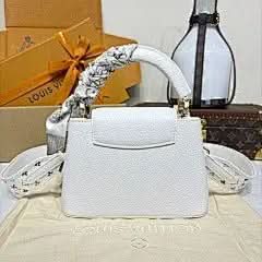 X TM Capucines Mini Handbag White Multicolor Chip Exclusive asasshop