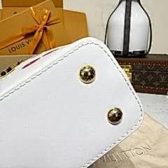 X TM CAPUCINES MINI Bag M13251 White Cherry Chips 🍒 Exclusive Duty-Free Channel asasshop
