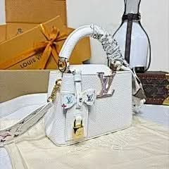 X TM Capucines Mini Handbag White Multicolor Chip Exclusive asasshop