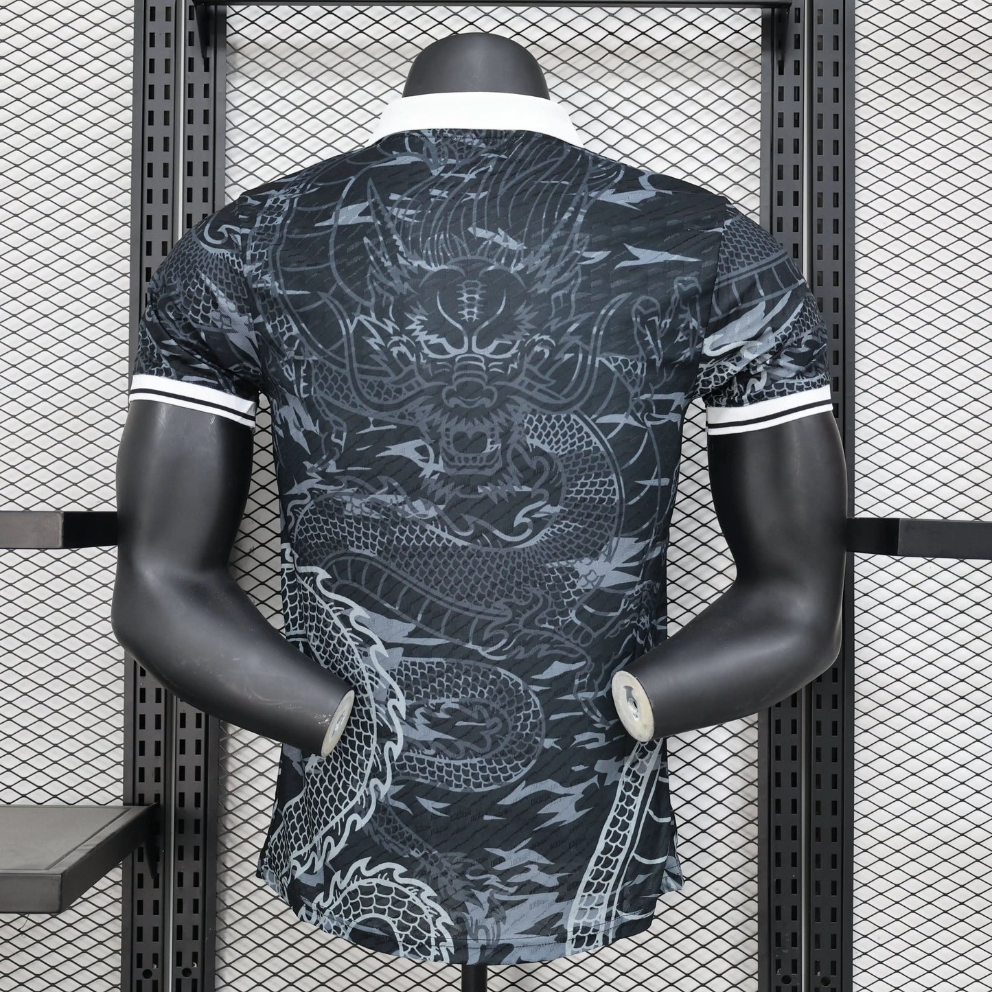 2025-26 Real Madrid Special Polo Black Dragon Player S-2XL asasshop