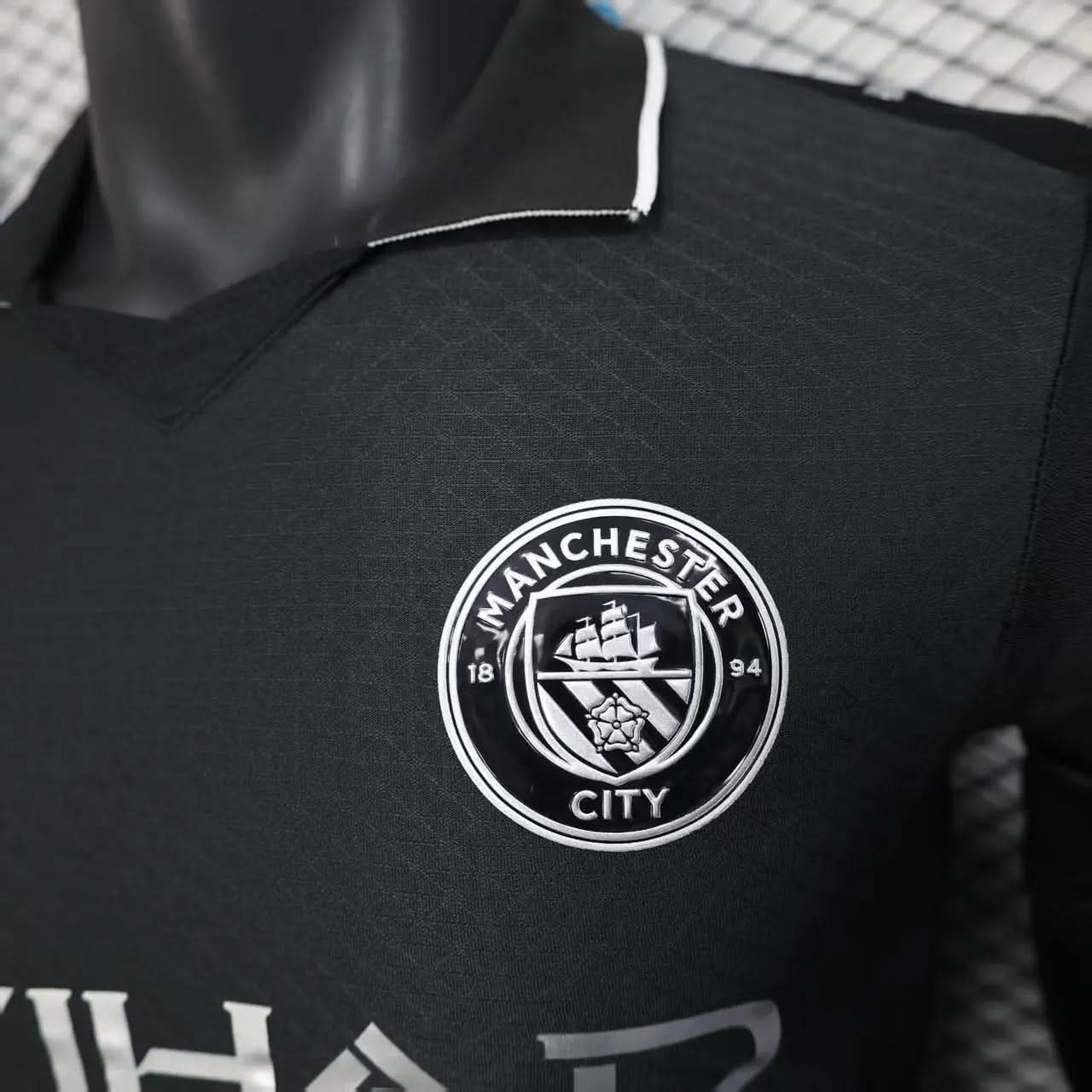 2025-26 Manchester City Special Polo Black Player S-2XL asasshop