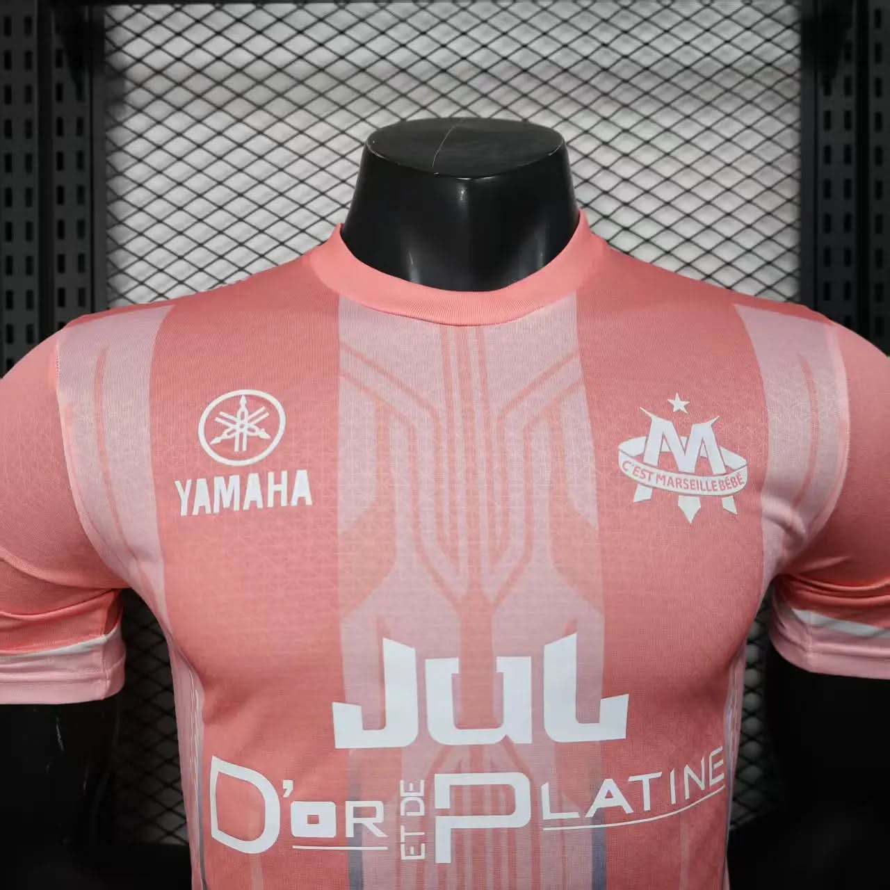 2025-26 Marseille YAMAHA Pink Player S-2XL asasshop