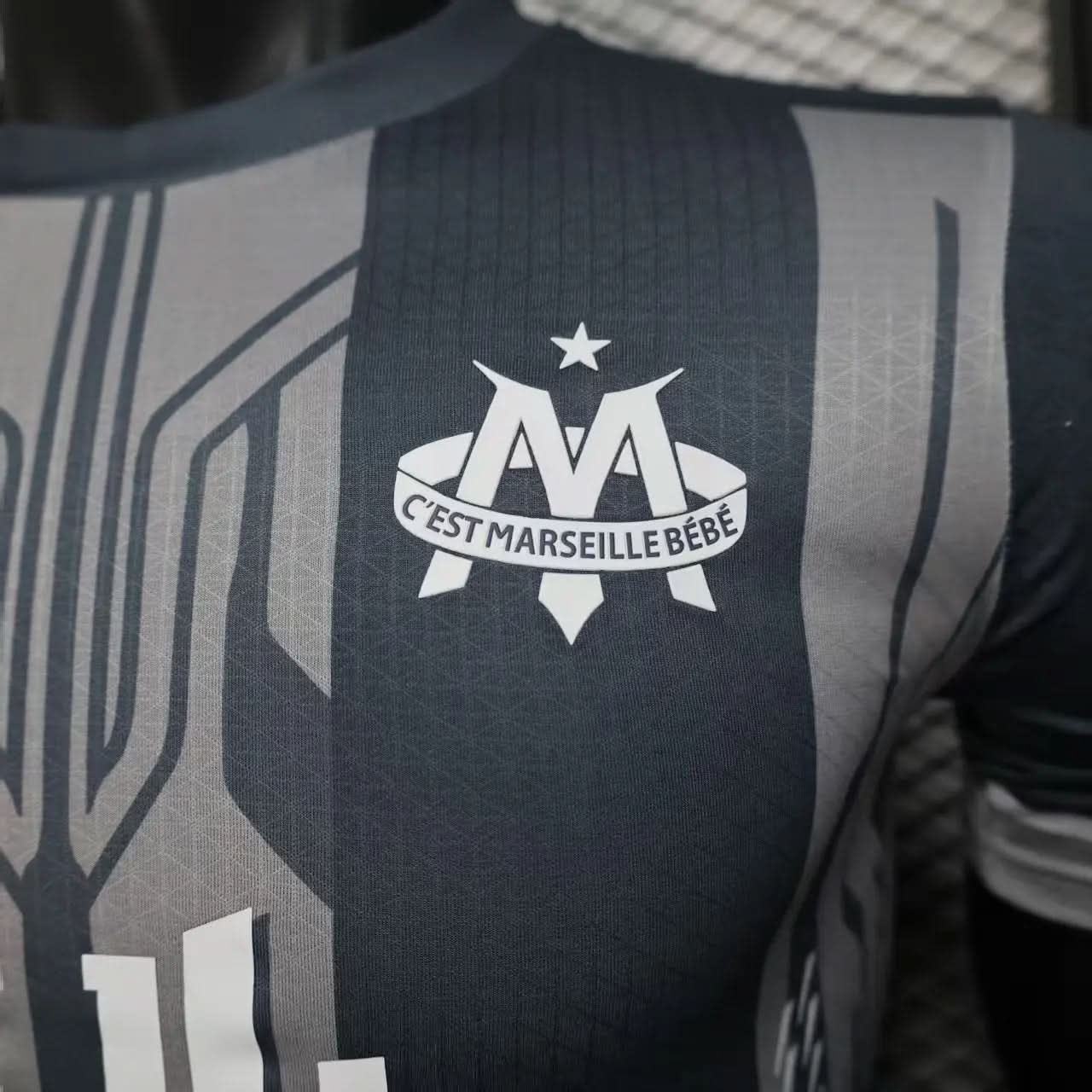2025-26 Marseille YAMAHA Grey Player S-2XL asasshop
