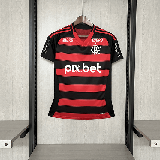 2025-26 Flamengo Home Women +All Sponsors S-2XL asasshop