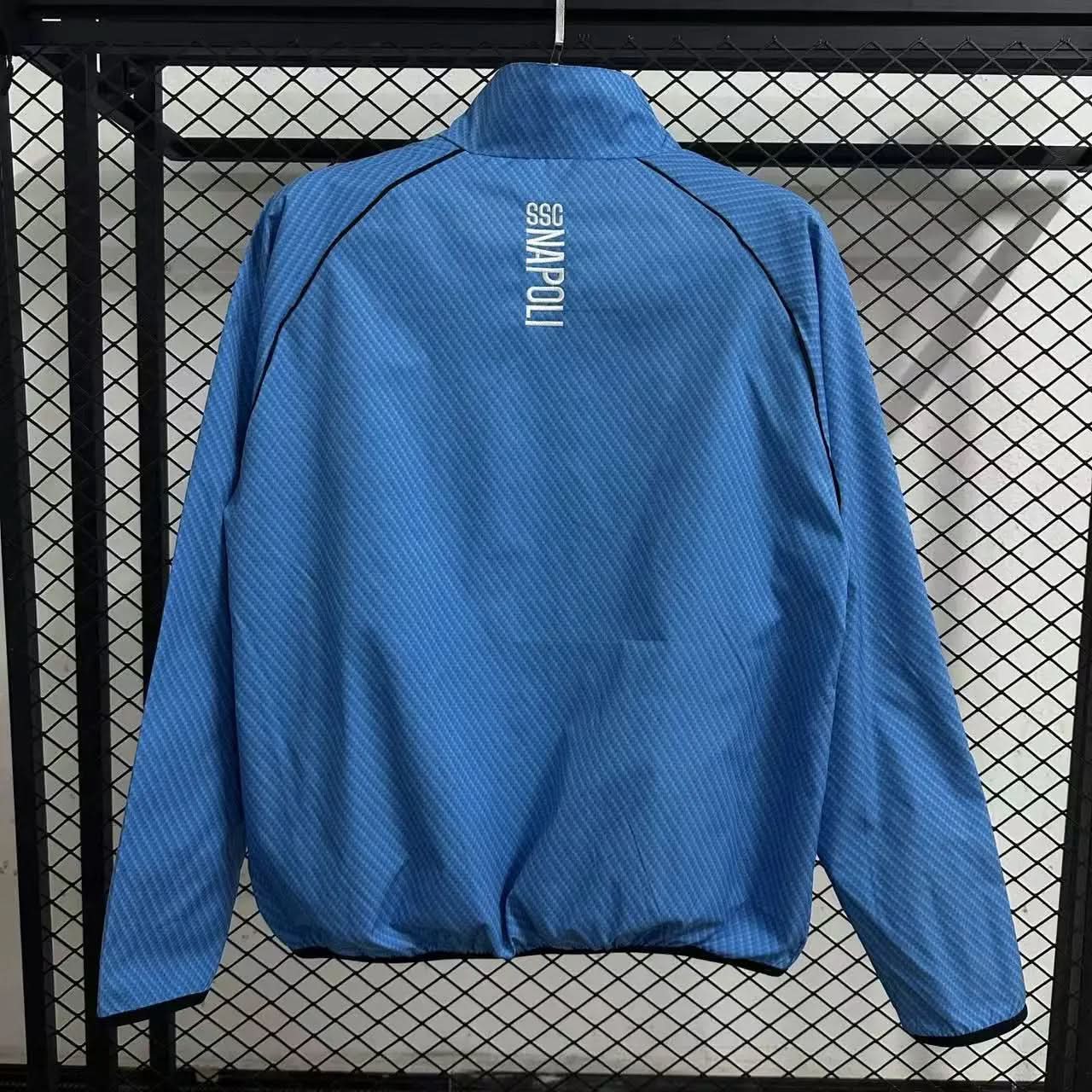2025-26 Napoli Windbreaker Blue S-2XL asasshop