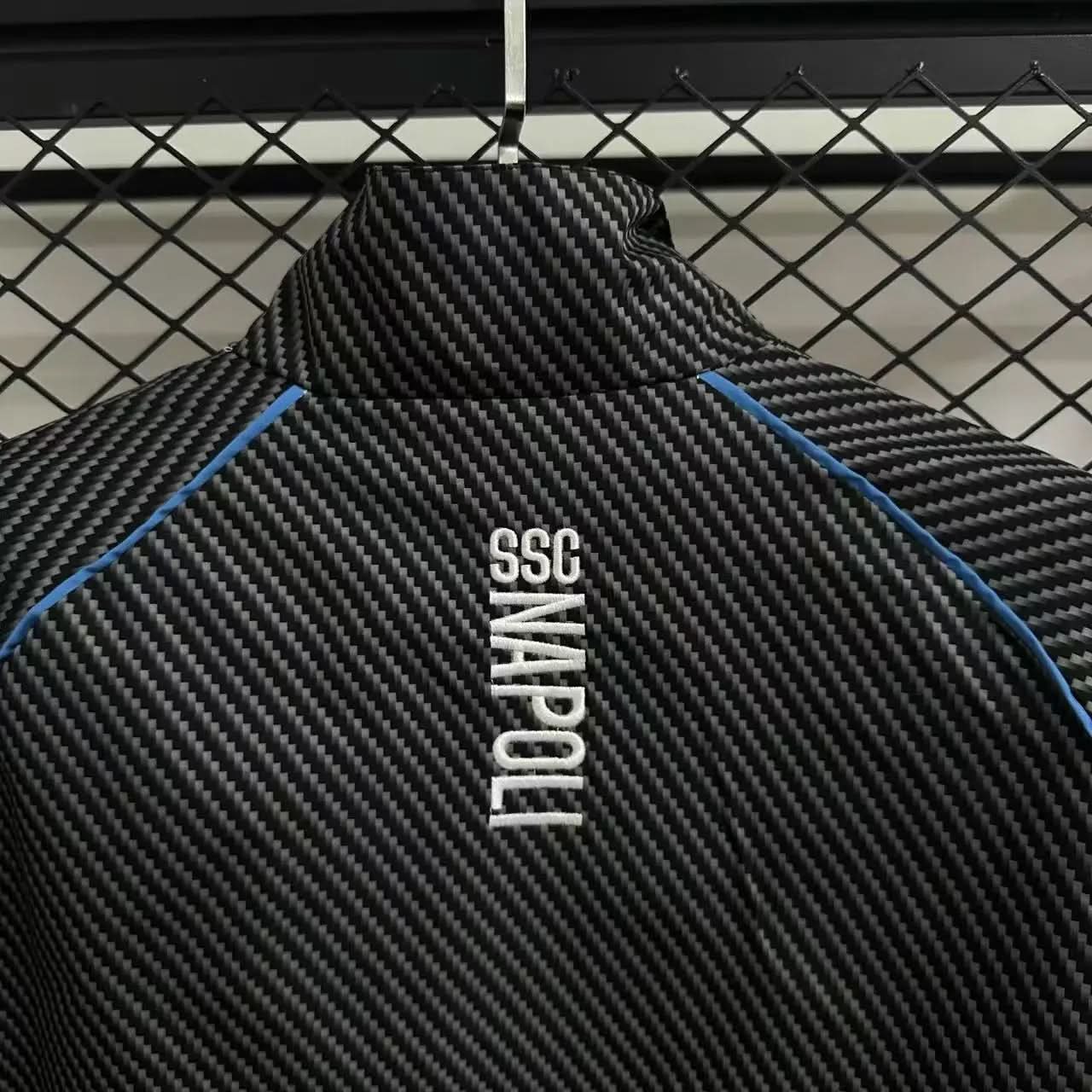 2025-26 Napoli Windbreaker Black S-2XL asasshop